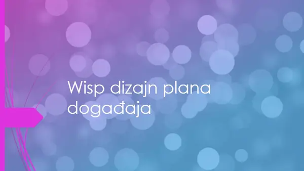Dizajn događaja modern simple
