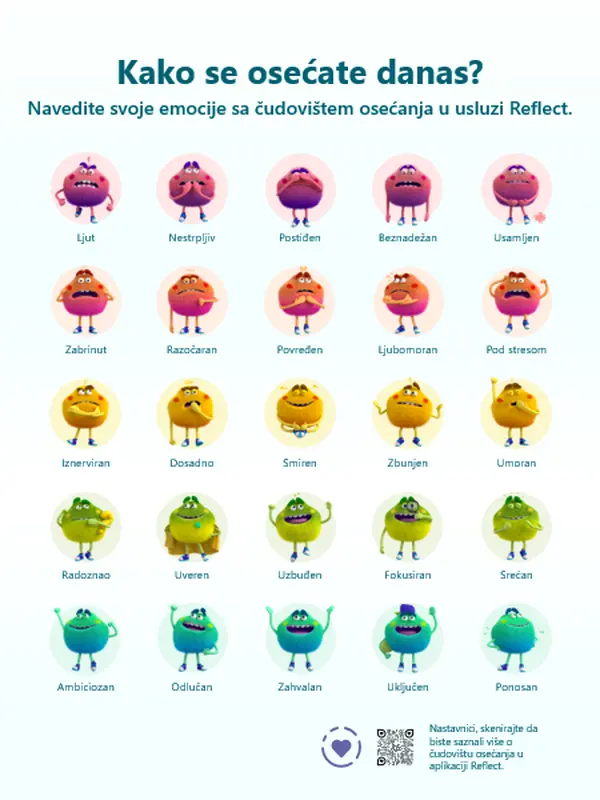 Kretanje kroz emocije sa čudovištem osećanja whimsical-color-block