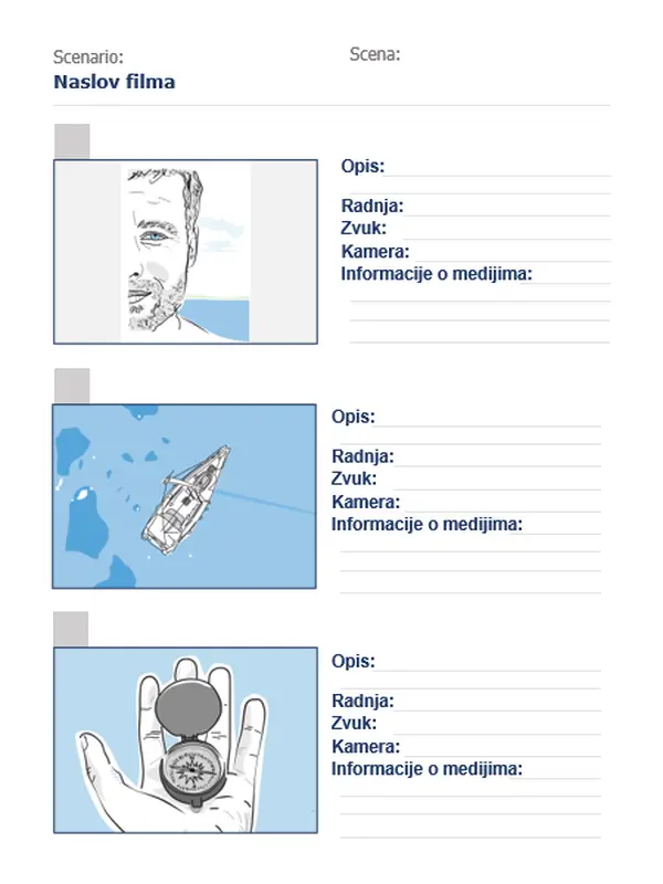 Vertikalna tabla za priču modern simple