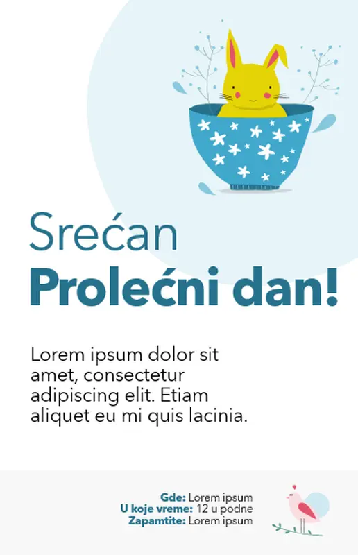 Prolećni predlošci koji se mogu odštampati