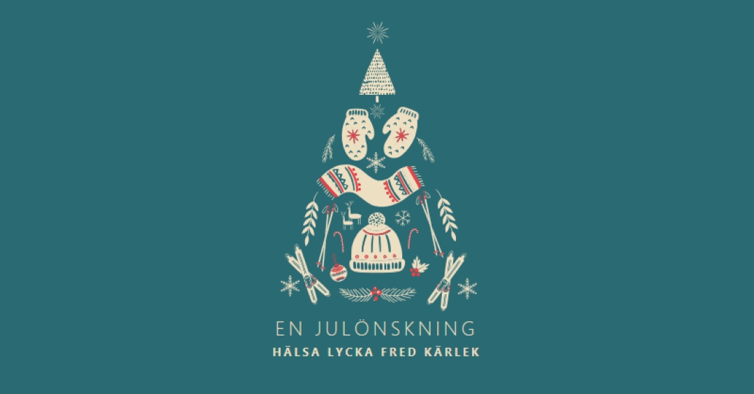 Allt jag vill ha i jul green modern-simple