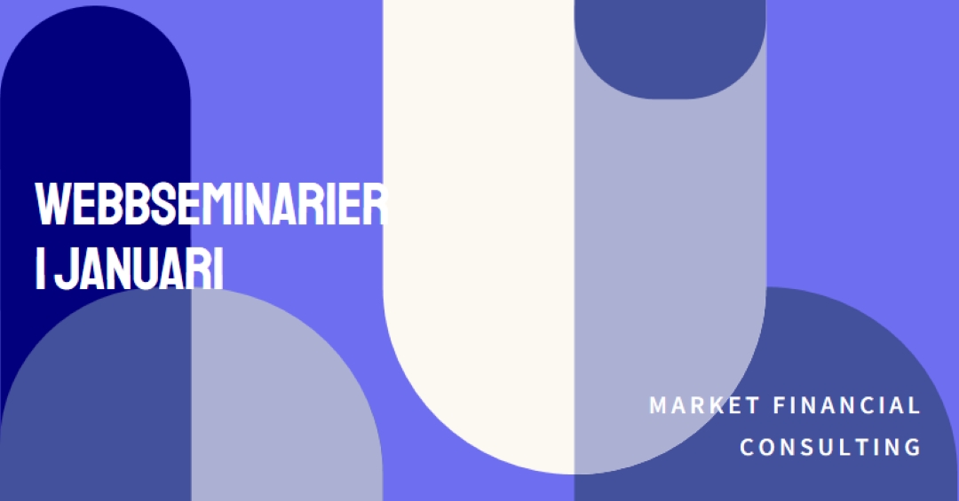 Webbseminarier i januari blue modern-bold