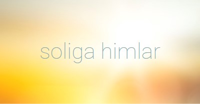 Soliga himlar yellow modern-simple