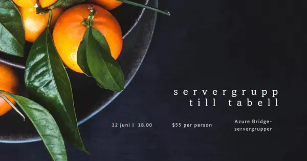 Servergrupp färsk black modern-simple