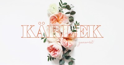 Kärlek generöst white vintage-botanical