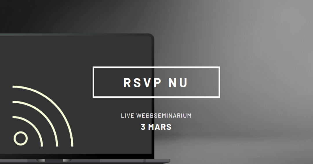 Webbseminarium star black modern-simple