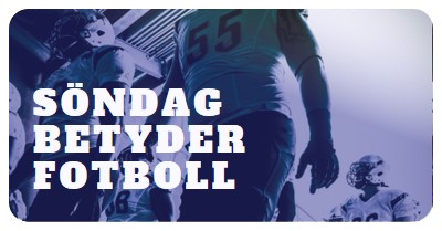 Söndag betyder fotboll purple modern-bold