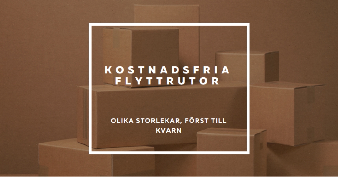 Kostnadsfria flyttrutor brown modern-simple