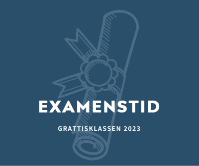 Ditt examensbevis blue modern-simple