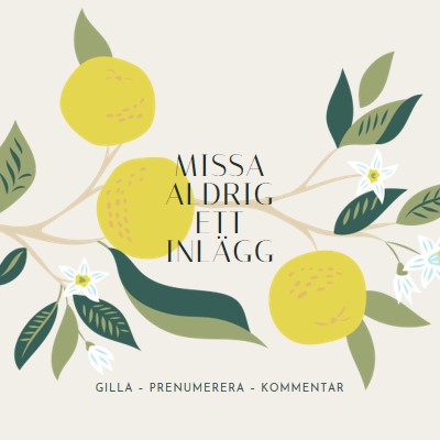 Missa aldrig ett inlägg gray vintage-botanical