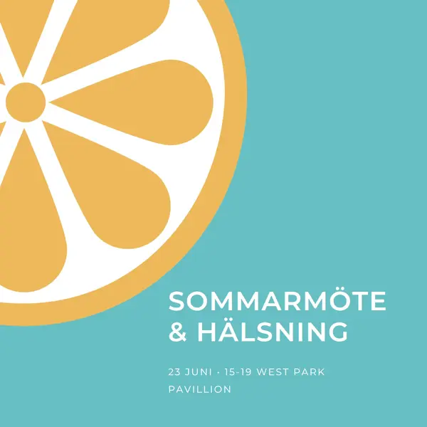 En bit sommar blue modern-simple