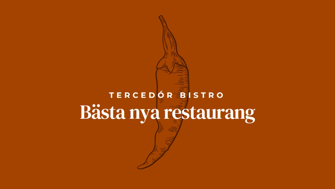 Vi är den bästa nya restaurangen red modern-simple