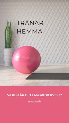 Tränar hemma gray modern-bold