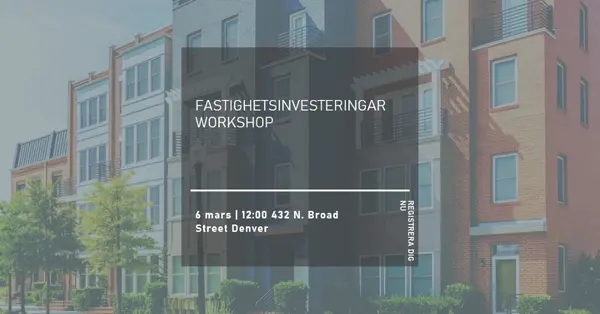 Investeringar i städer blue modern-simple