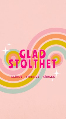 Glädje, firande, kärlek pink vintage-retro