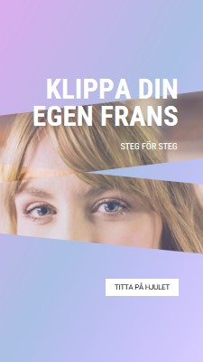 Klippa din egen frans purple modern-bold