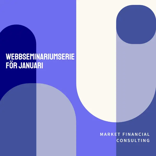 Webbseminarier i januari blue modern-bold