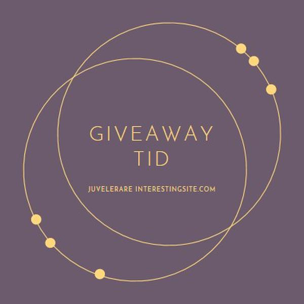 Det är giveaway tid purple modern-simple