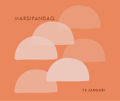 Marsipandag orange organic-simple