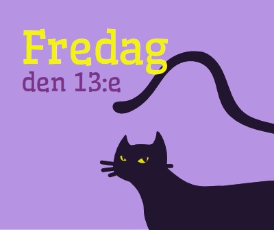 Fredag den trettonde purple organic-simple