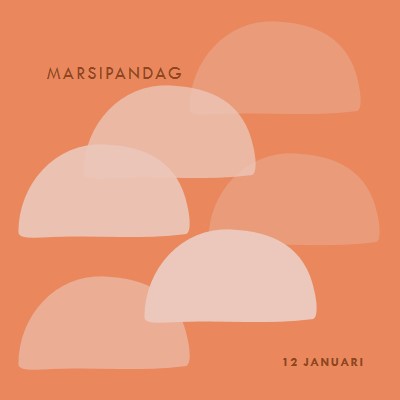 Marsipandag orange organic-simple