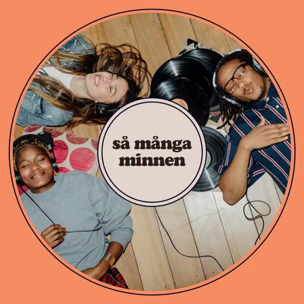Så många minnen orange vintage-retro