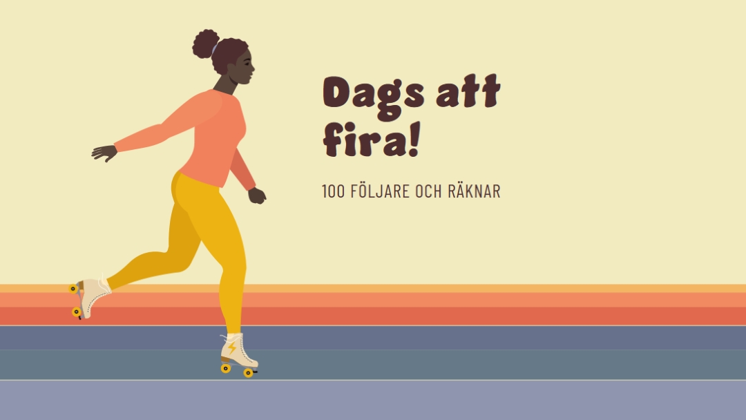 Fortsätt rulla orange vintage-retro