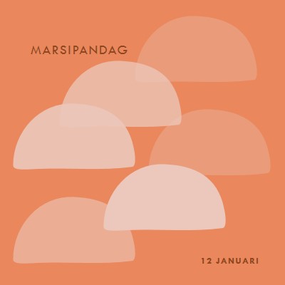 Marsipandag orange organic-simple