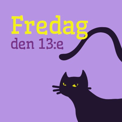 Fredag den trettonde purple organic-simple