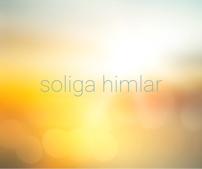 Soliga himlar yellow modern-simple