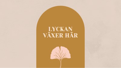 Lyckan växer här gray organic-boho