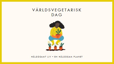 Det är världsvegetarisk dag white modern-simple