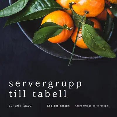 Servergrupp färsk black modern-simple