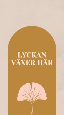 Lyckan växer här gray organic-boho