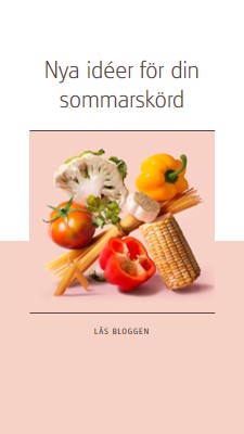 Sommarskörd pink modern-simple