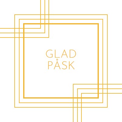 Glad påsk white modern-geometric-&-linear