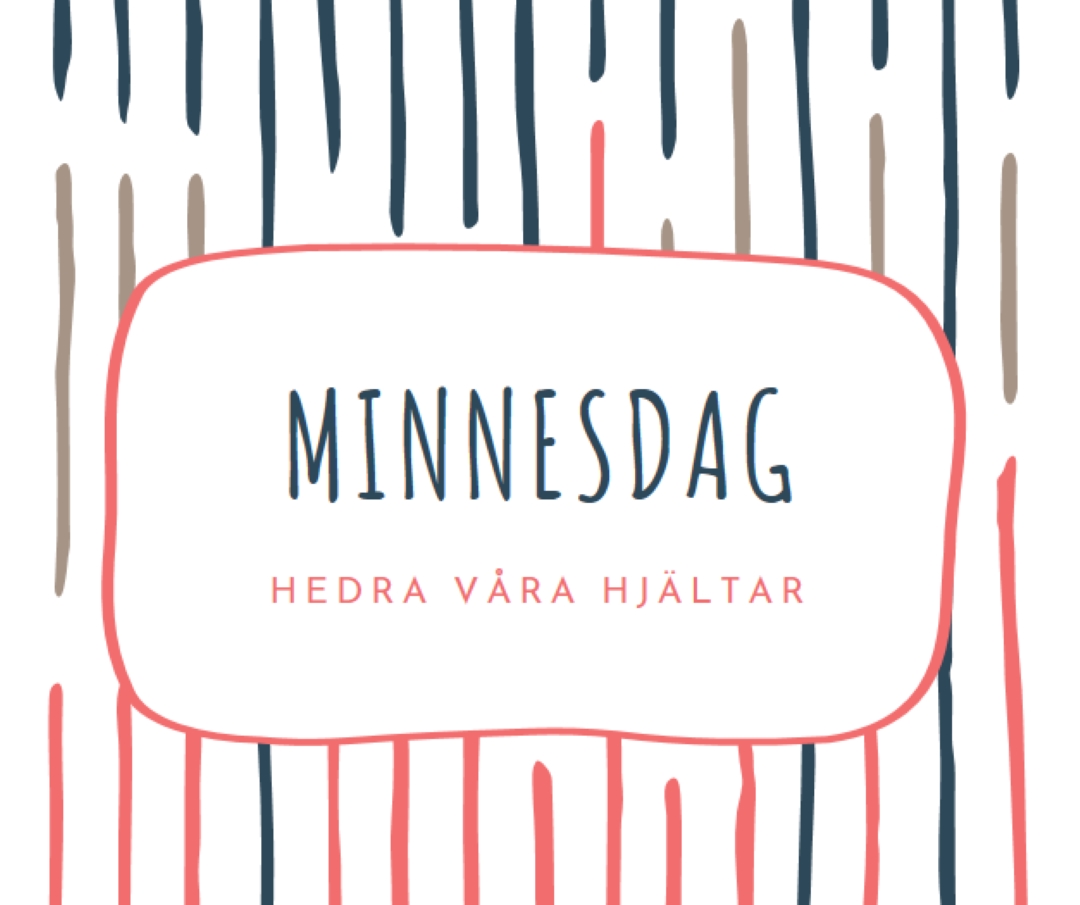 Hedra våra hjältar white whimsical-line