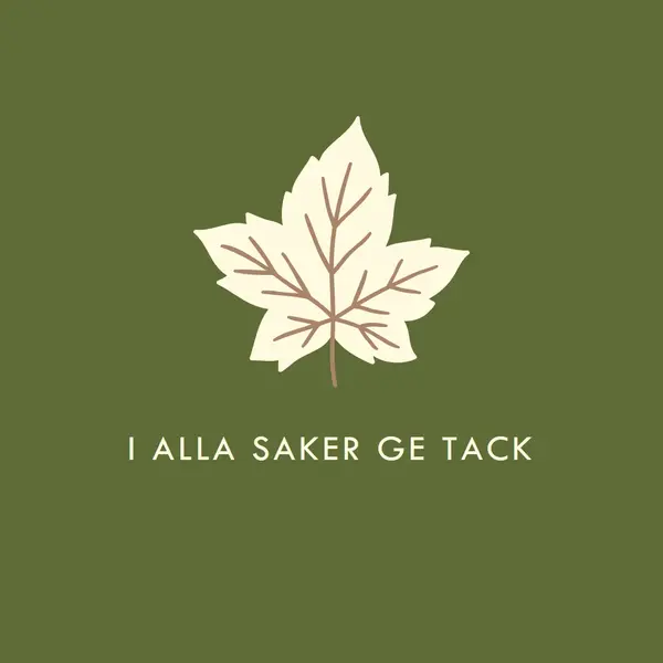 Attityd till tacksamhet green modern-simple