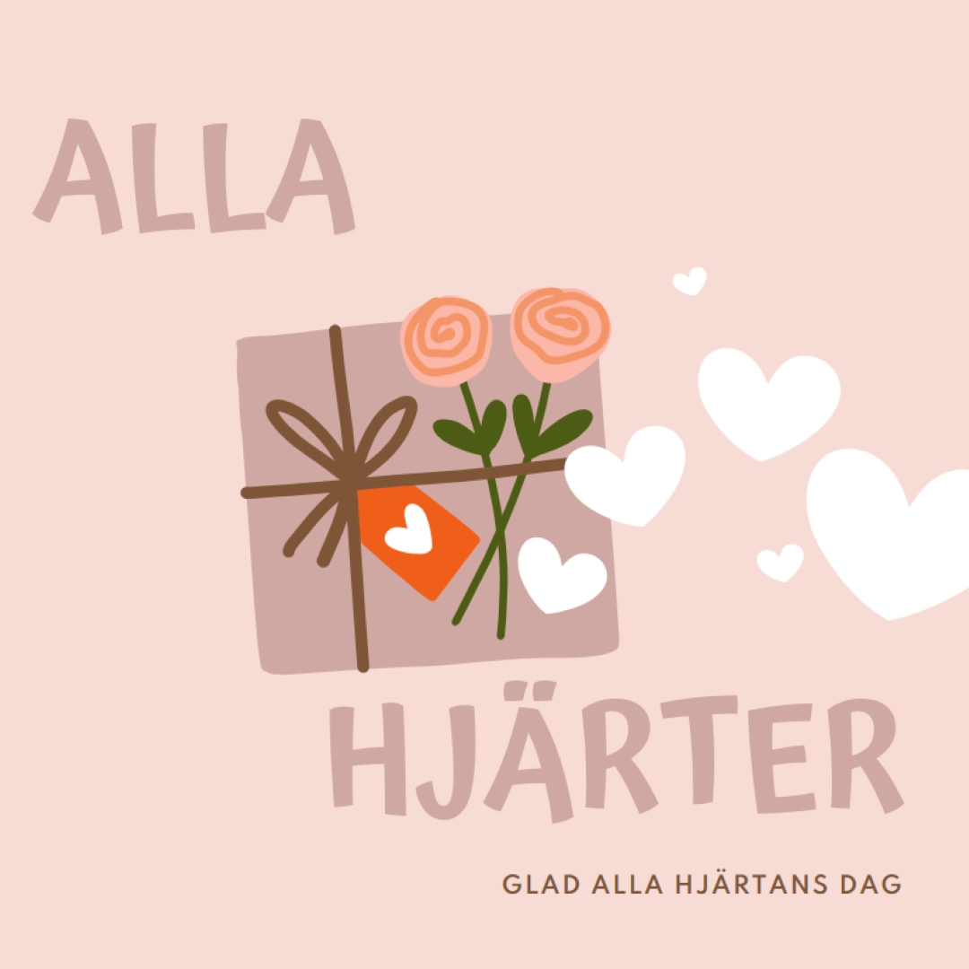 Alla hjärtan pink whimsical-color-block