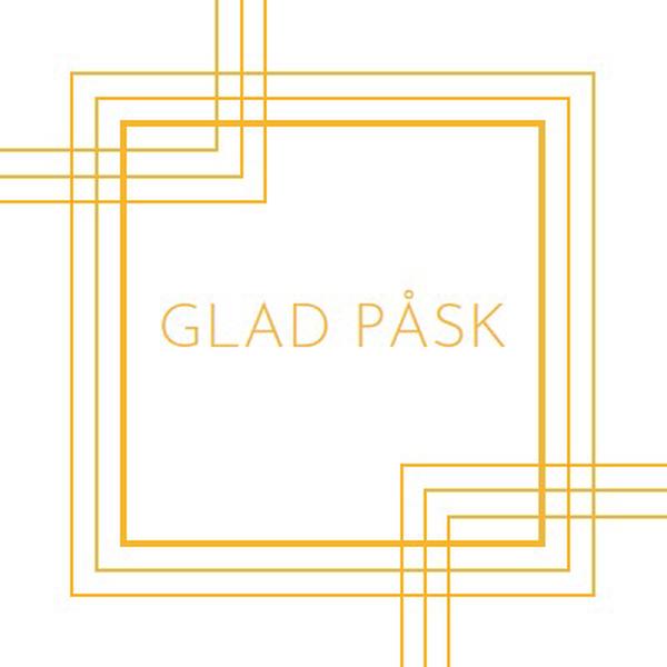 Glad påsk white modern-geometric-&-linear