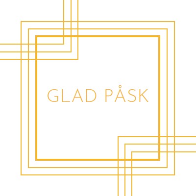 Glad påsk white modern-geometric-&-linear