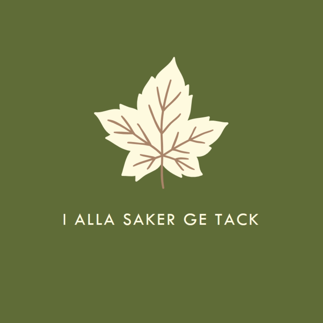 Attityd till tacksamhet green modern-simple