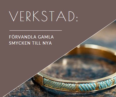 Smycken verkstad brown organic-simple