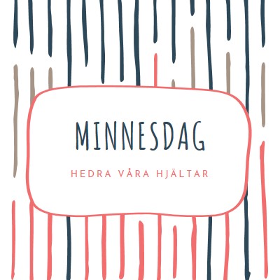 Hedra våra hjältar white whimsical-line