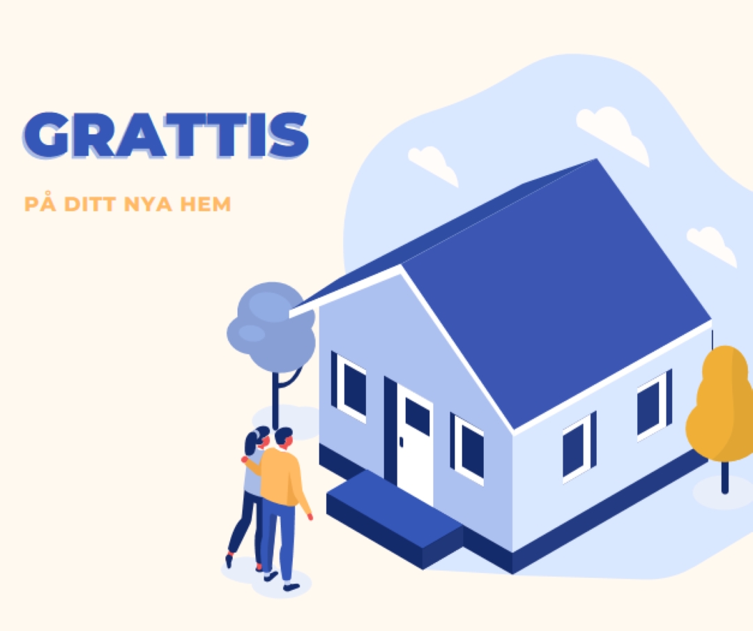 Grattis till husägaren white modern-color-block