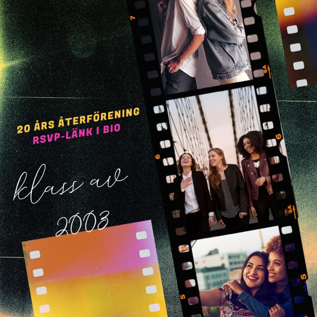 Tjugo års återförening green modern-bold