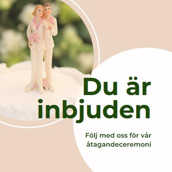 Du är inbjuden att genomföra pink modern-simple