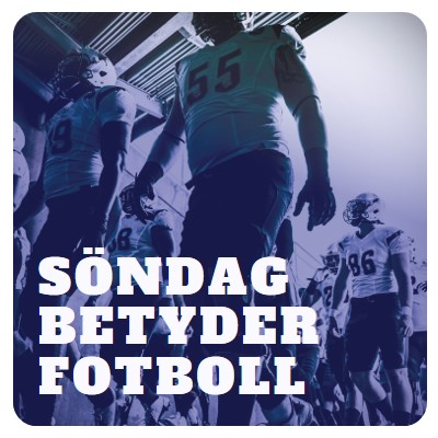 Söndag betyder fotboll purple modern-bold