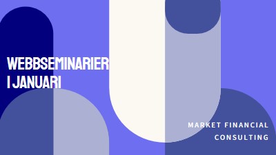 Webbseminarier i januari blue modern-bold