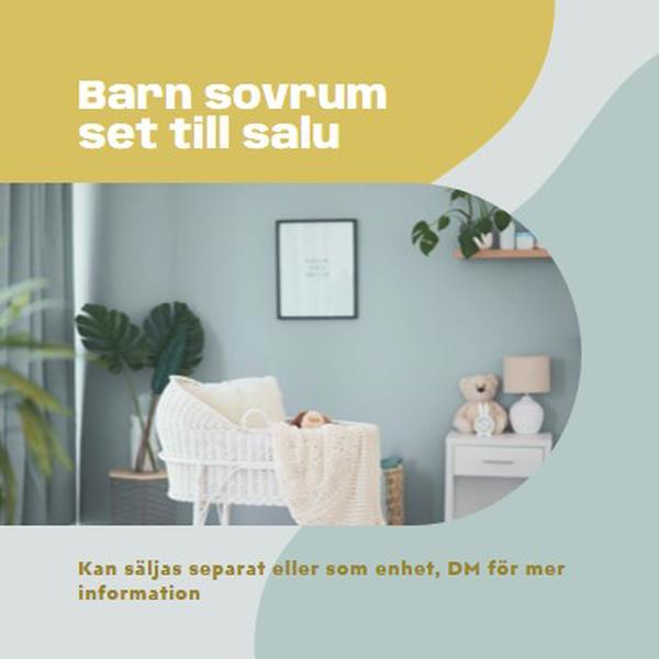 Bästa spjälsäng blue organic-simple